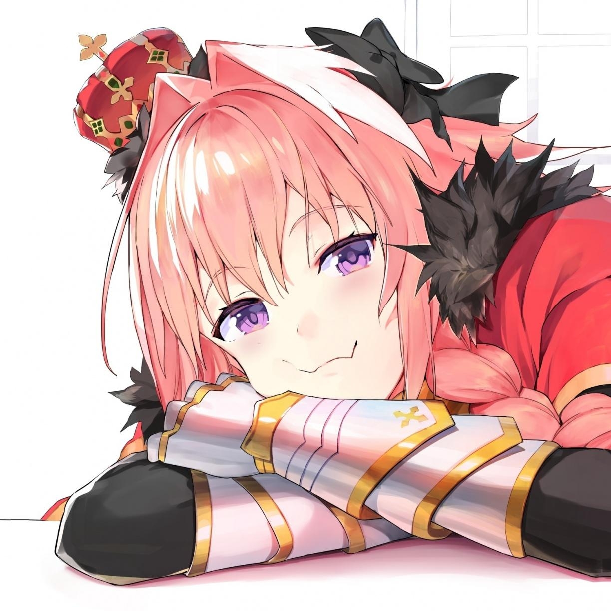 1230x1230 Desktop Wallpaper Cute, Smile, Astolfo, Fate Apocrypha, HD, Phone