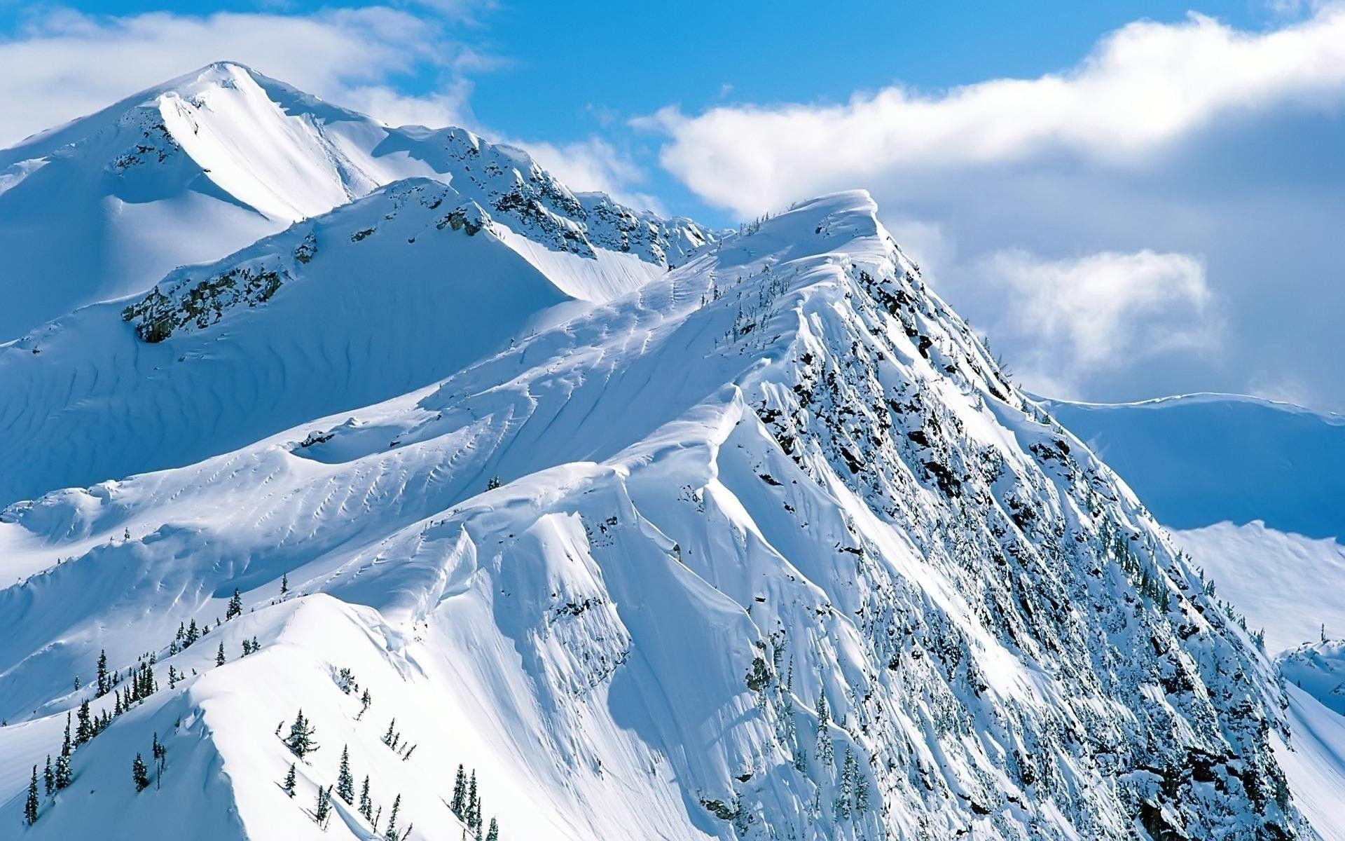 1920x1200 Snowy mountain peak Wallpaper #, Desktop