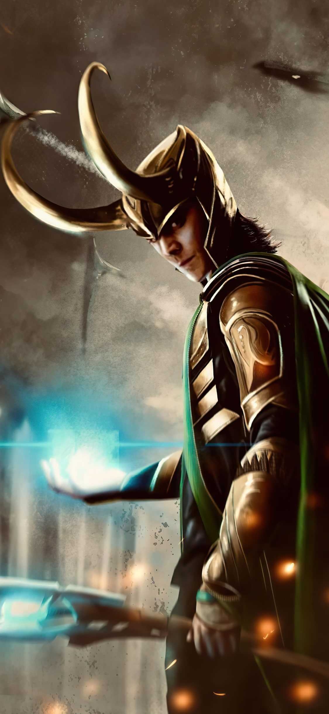 1130x2440 Loki Background, Phone