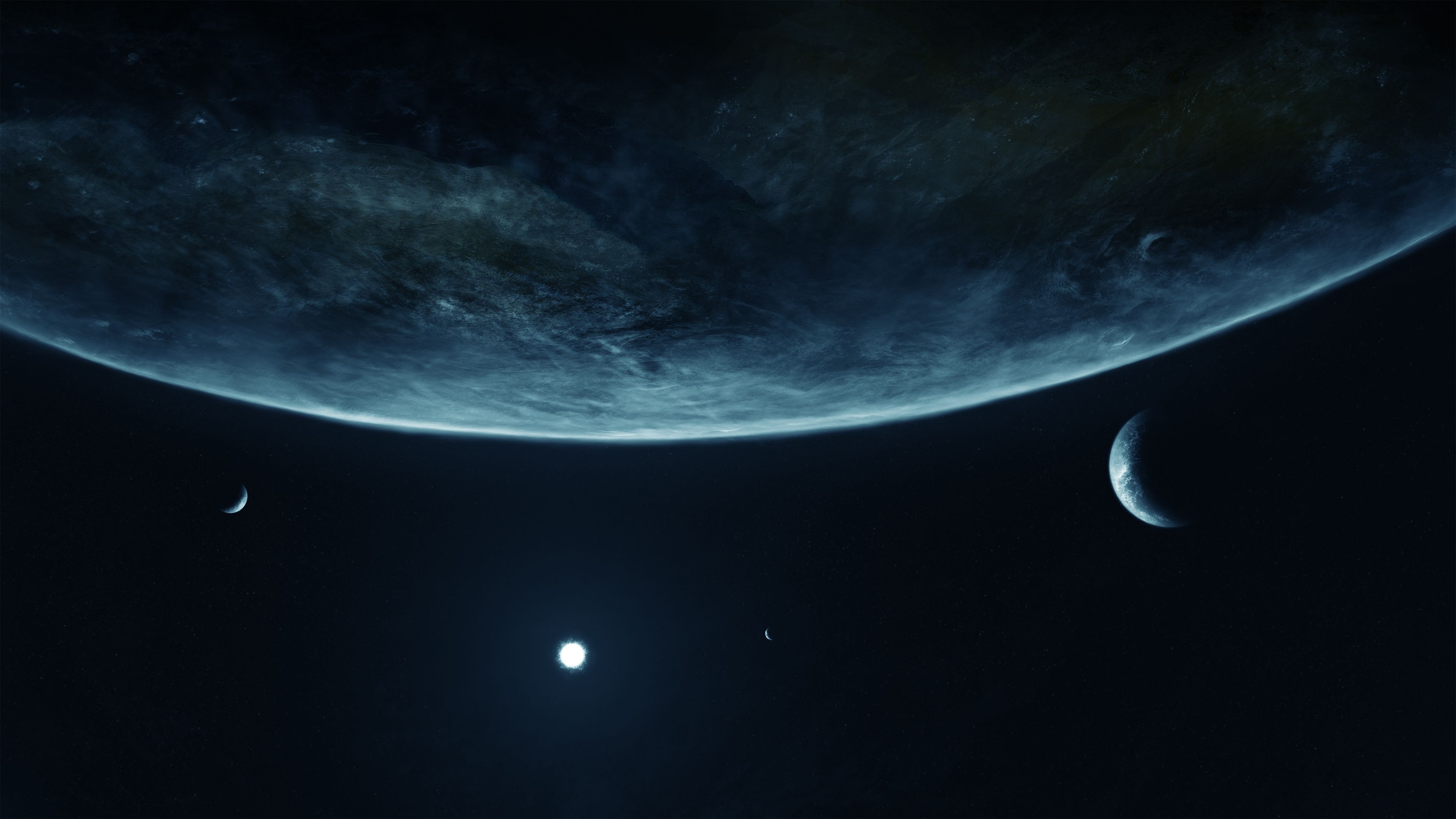 3840x2160 Star Wars Space Background Planets, Desktop