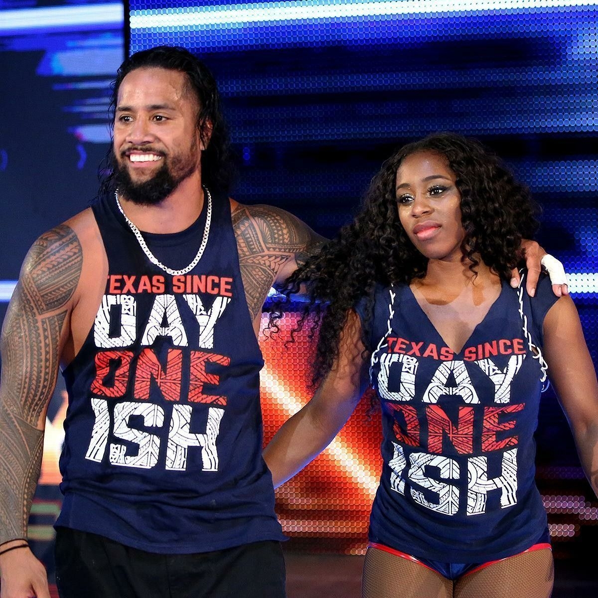 1200x1200 Jimmy USO and Naomi #SDLive. Wwe superstar roman reigns, Naomi wwe, Wwe couples, Phone