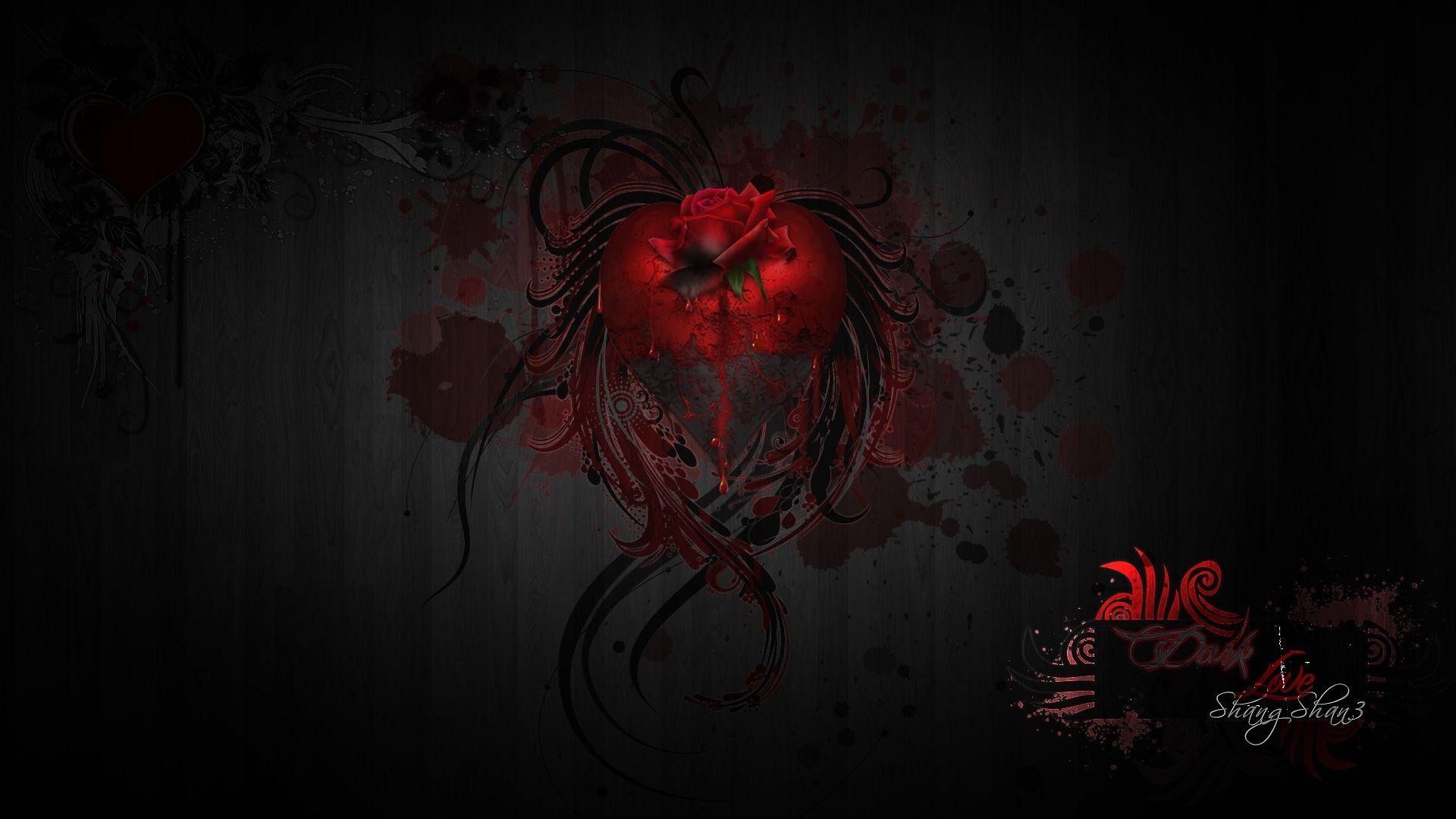 1920x1080 Dark Love Wallpaper, Desktop