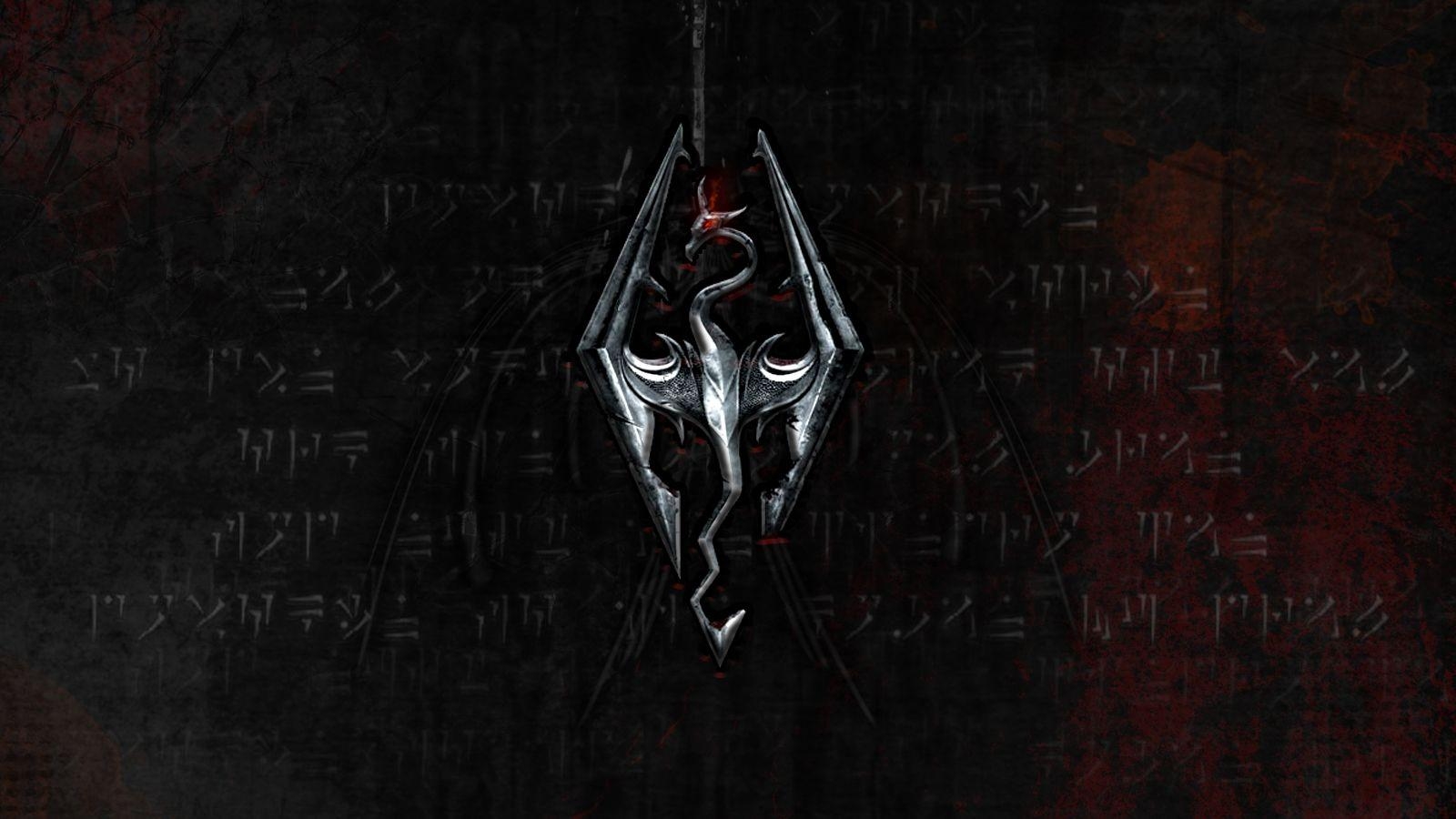 1600x900 Skyrim Logo Wallpaper 1366x768, Desktop