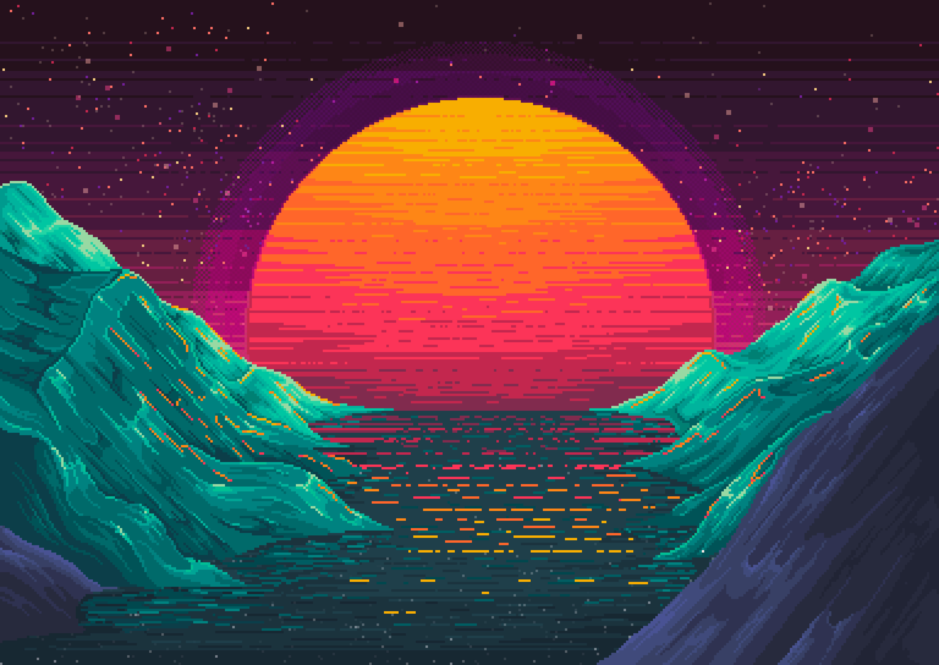 3840x2720 Valley 8 Bit 4k, HD Artist, 4k Wallpaper, Image, Background, Desktop