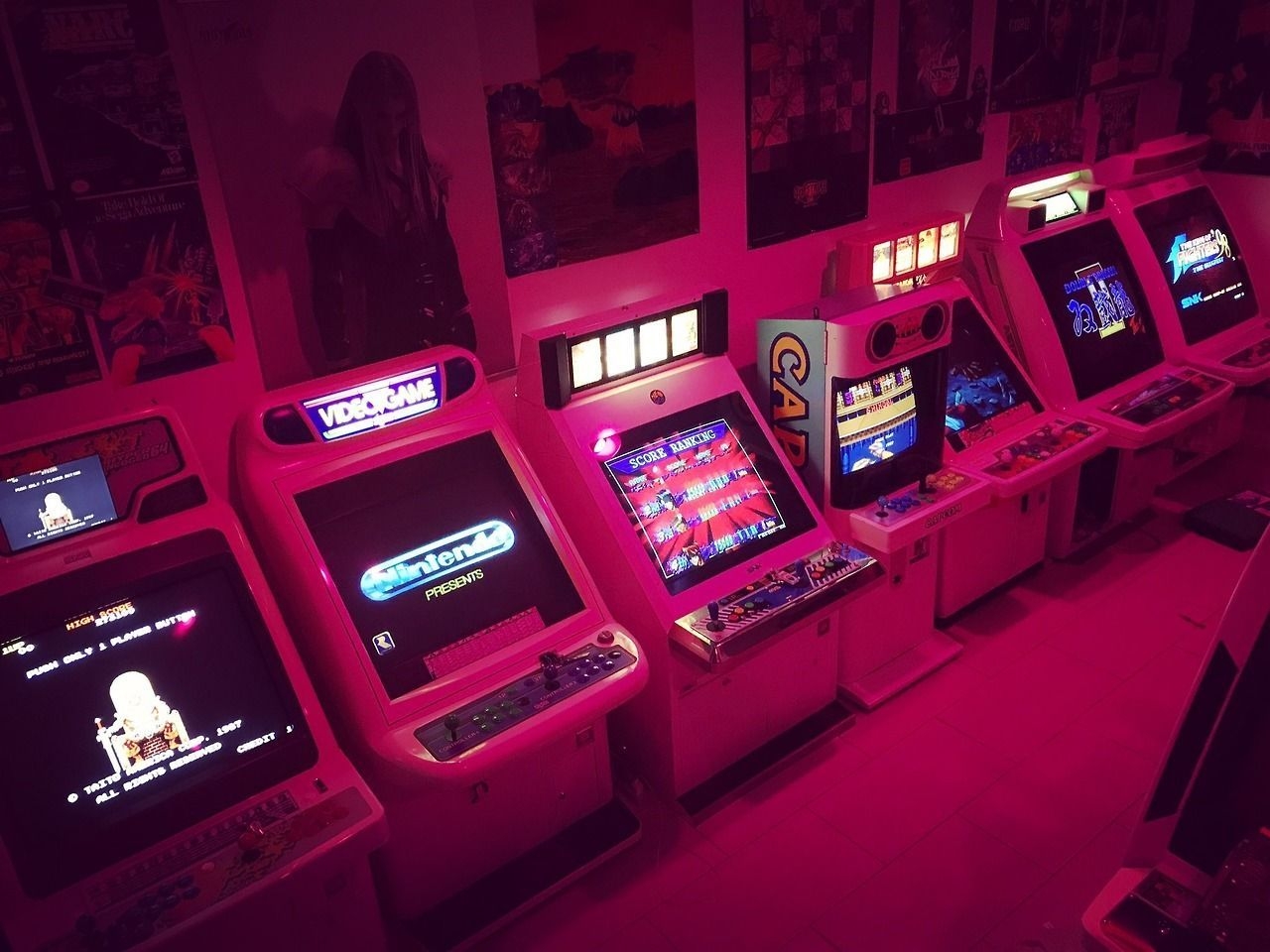 1280x960 Tumblr. San junipero, Pink aesthetic, Arcade, Desktop