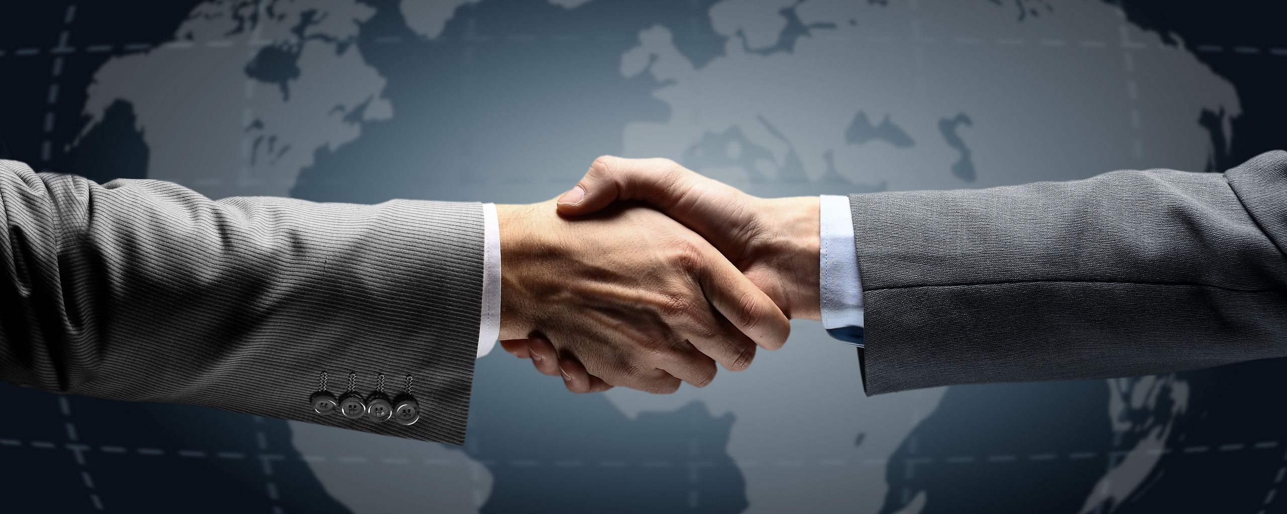 2560x1030 Download wallpaper  men, shaking, hands, agreement, meeting ultrawide monitor HD background, Dual Screen