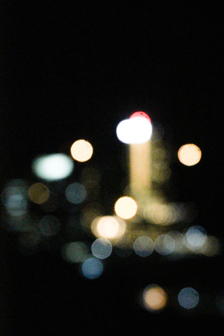 910x1370 HD wallpaper: bokeh, impressionism, aesthetic, lights, city, blur, fantasy, Phone