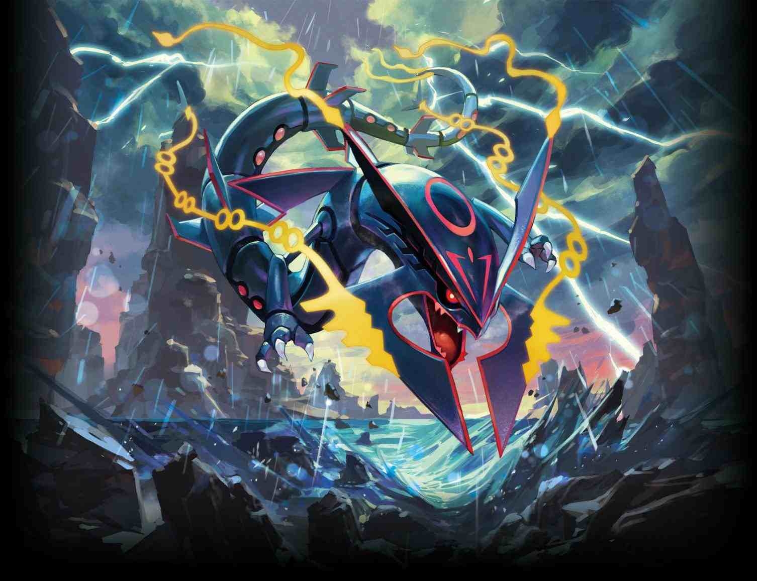 1510x1160 pokemon shiny mega rayquaza wallpaper. Pokemon wallpaper, Desktop