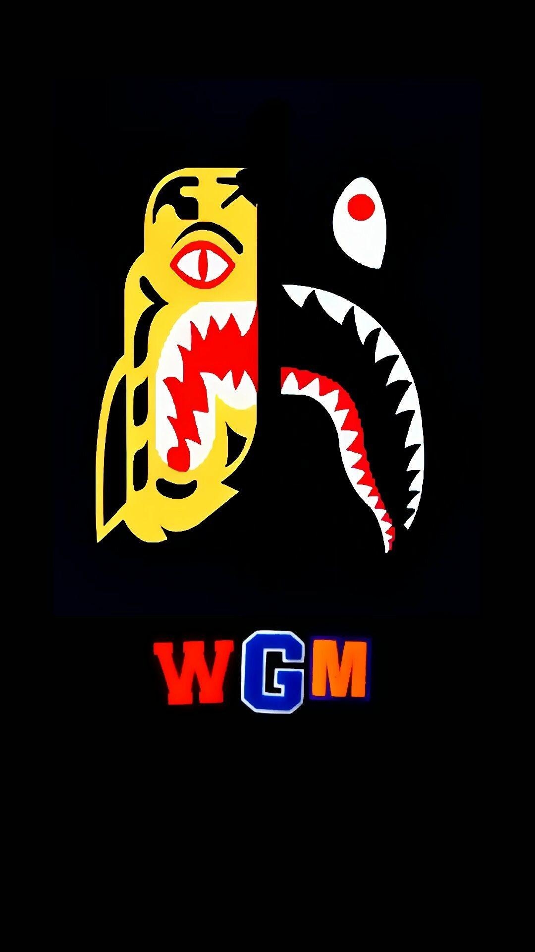 1080x1920 Bape Shark Wallpaper, Phone