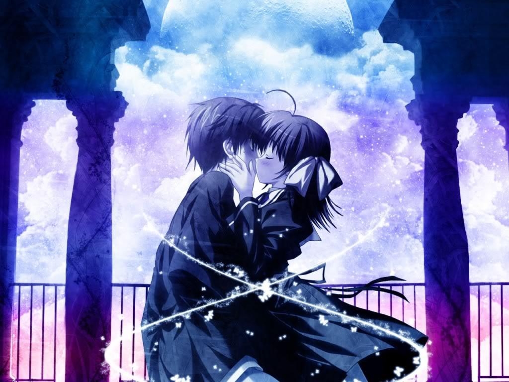 1030x770 Lovely HD Wallpaper Anime Couple, Desktop