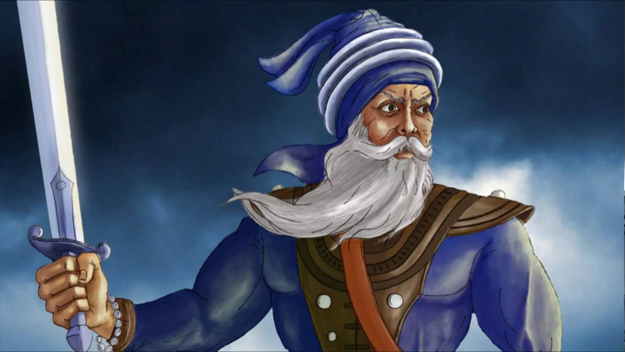 1280x720 Baba Deep Singh Great Sikh Martyr And Scholar Full Color, Desktop