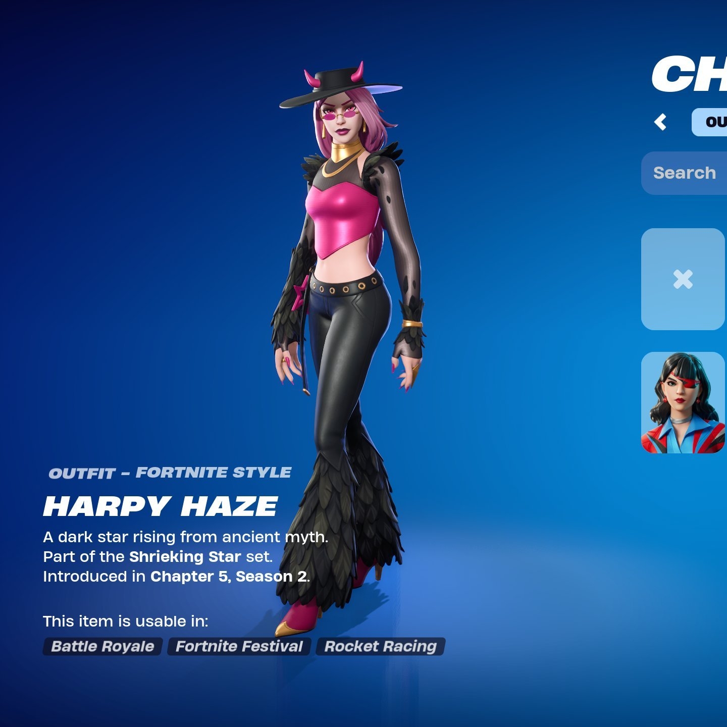 1440x1440 Harpy Haze Fortnite wallpaper, Phone