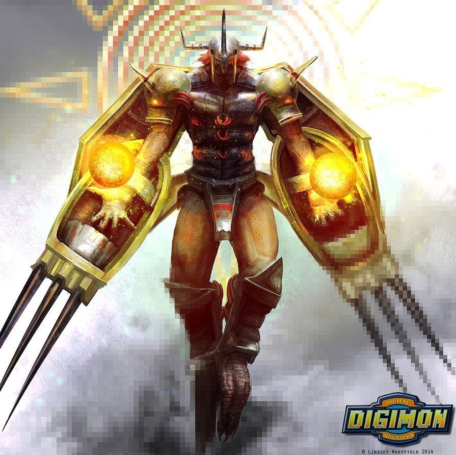 900x900 Digimon: Wargreymon, Desktop