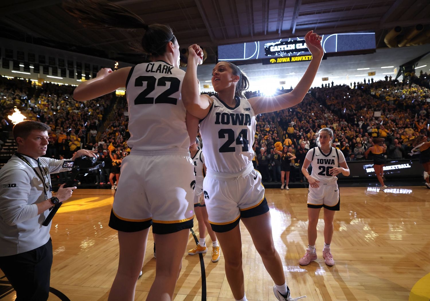 1500x1050 Photos: Iowa Women's Basketball takes down Indiana, Desktop