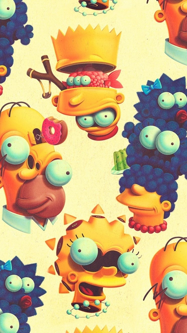 750x1340 Simpsons iPhone Wallpaper, Phone