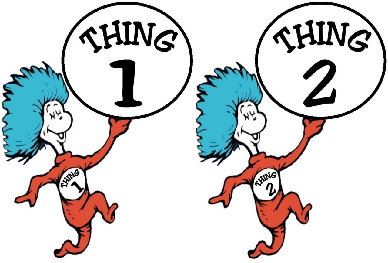 1280x870 Thing 1 And Thing 2 Clipart, Desktop