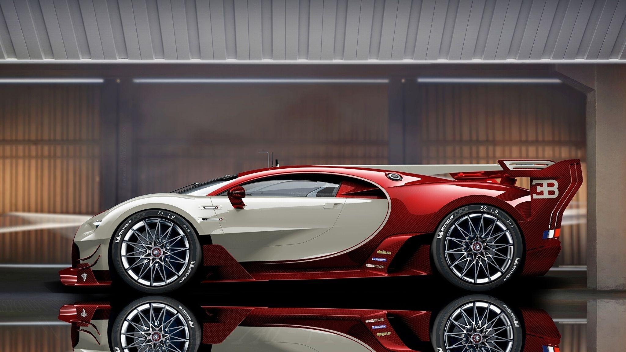 2050x1160 Photos BUGATTI Veyron EB 16.4 sports car Luxury Side, Desktop