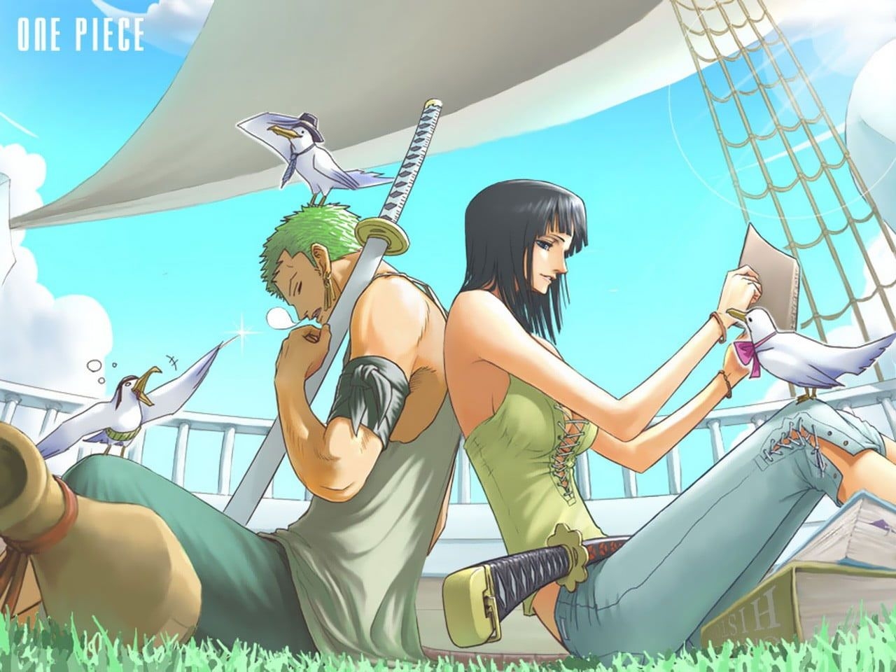 1280x960 One Piece Zoro wallpaper, Nico Robin, Roronoa Zoro, anime, real people. Zoro and robin, Anime, Roronoa zoro, Desktop