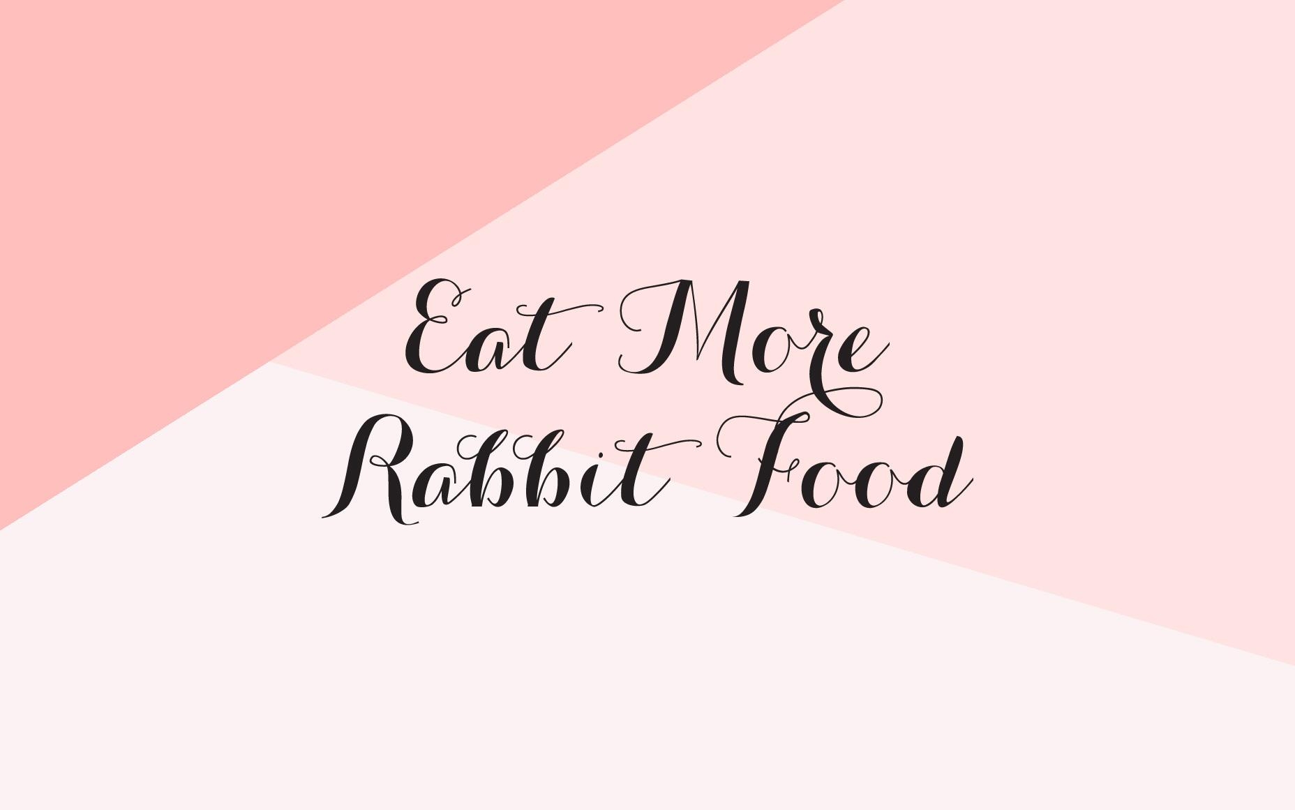 1860x1170 Motivational Wallpaper // 01 More Rabbit Food, Desktop