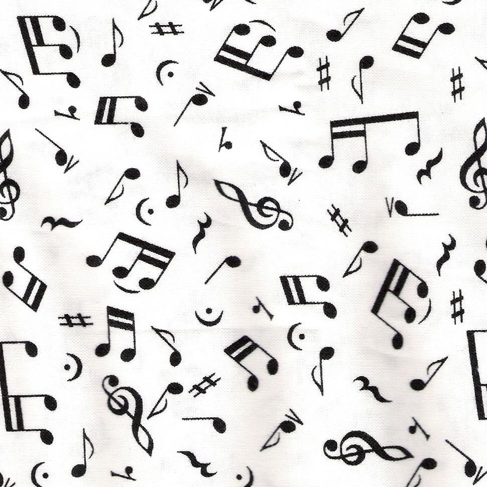 980x980 Music Notes Wallpaper Black And White, Phone