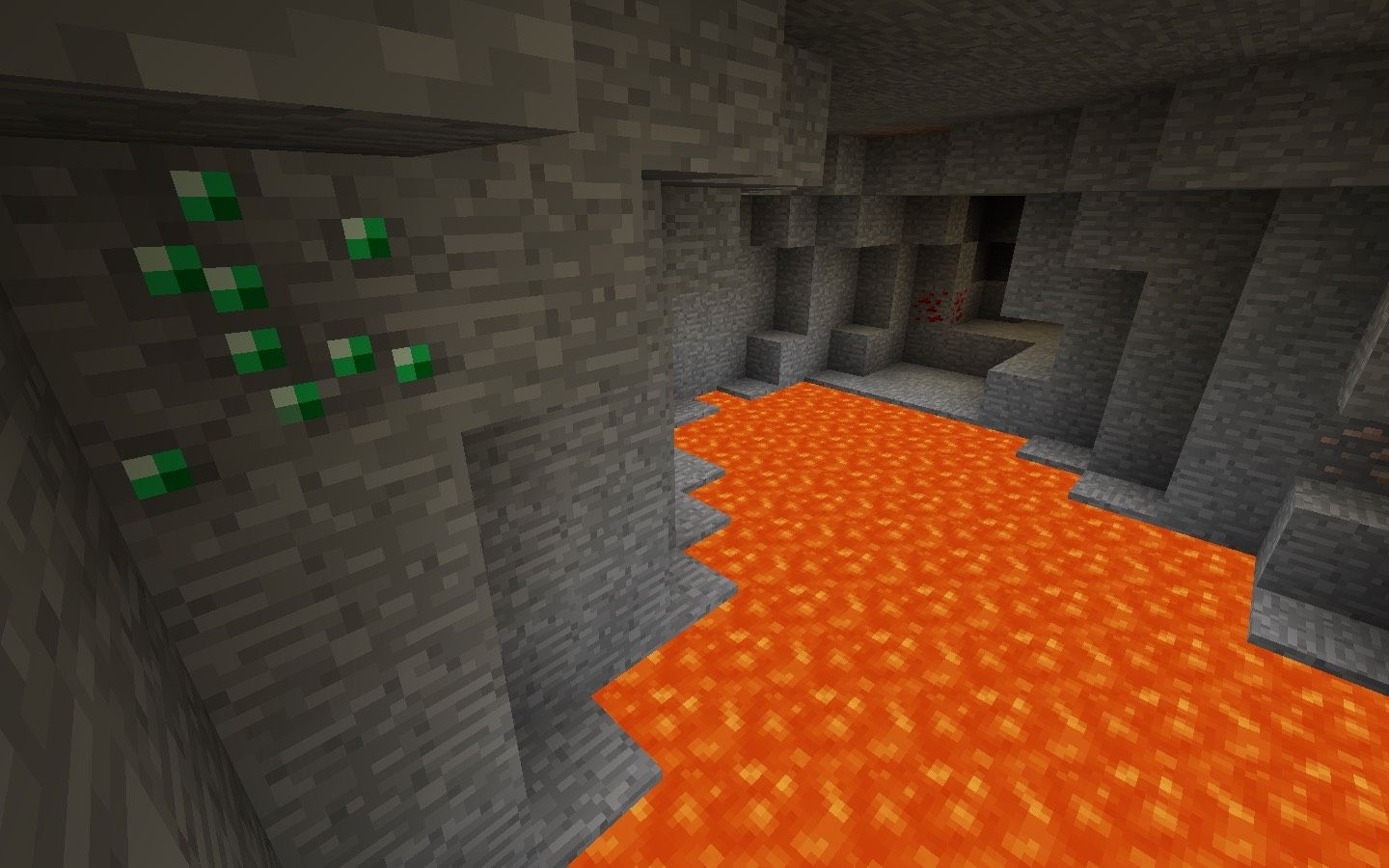 1440x900 Minecraft Lava Creeper Wallpaper, Desktop