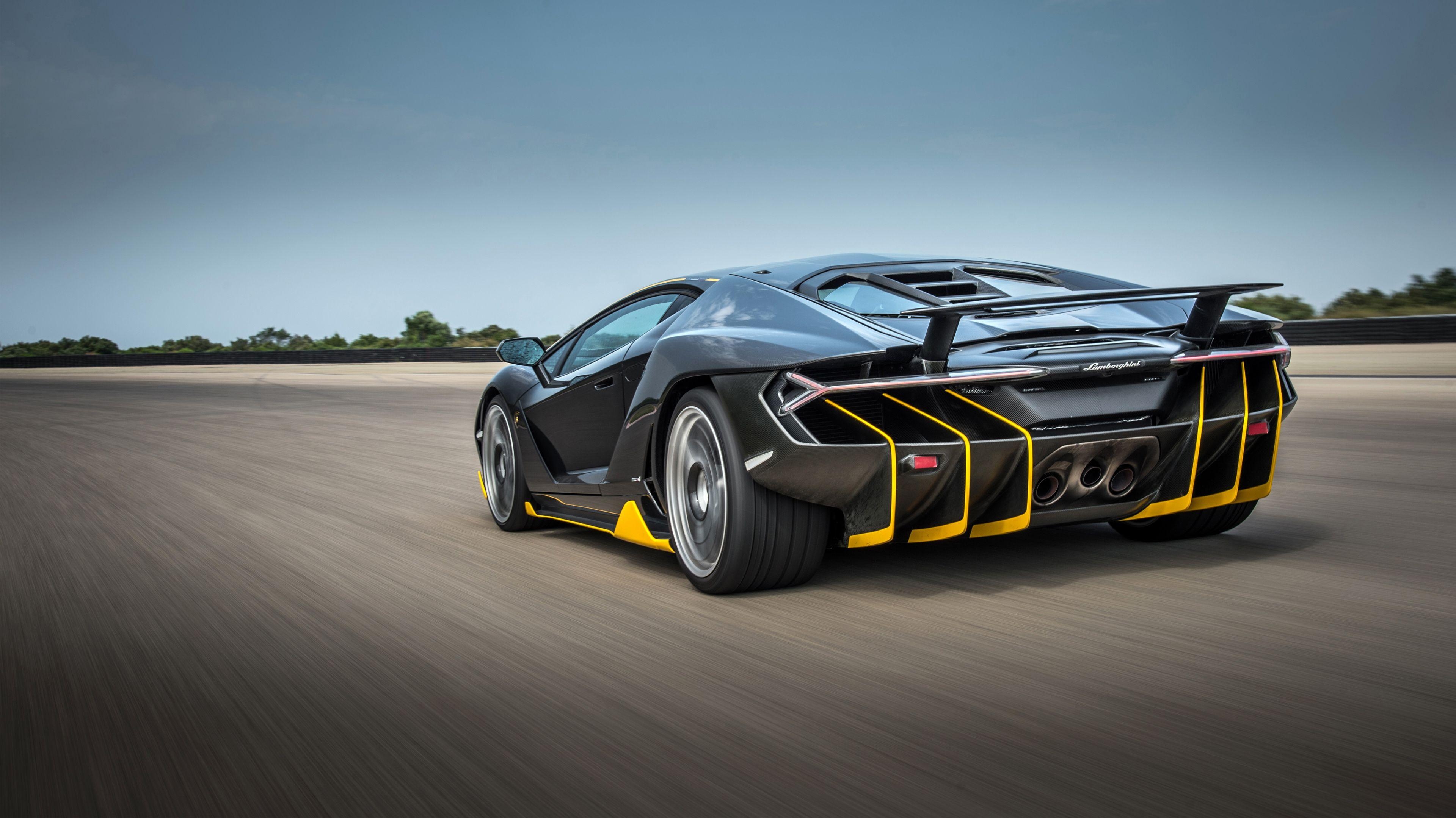 3840x2160 Lamborghini Centenario Coupe Rear 4K Wallpaper. HD Car Wallpaper, Desktop