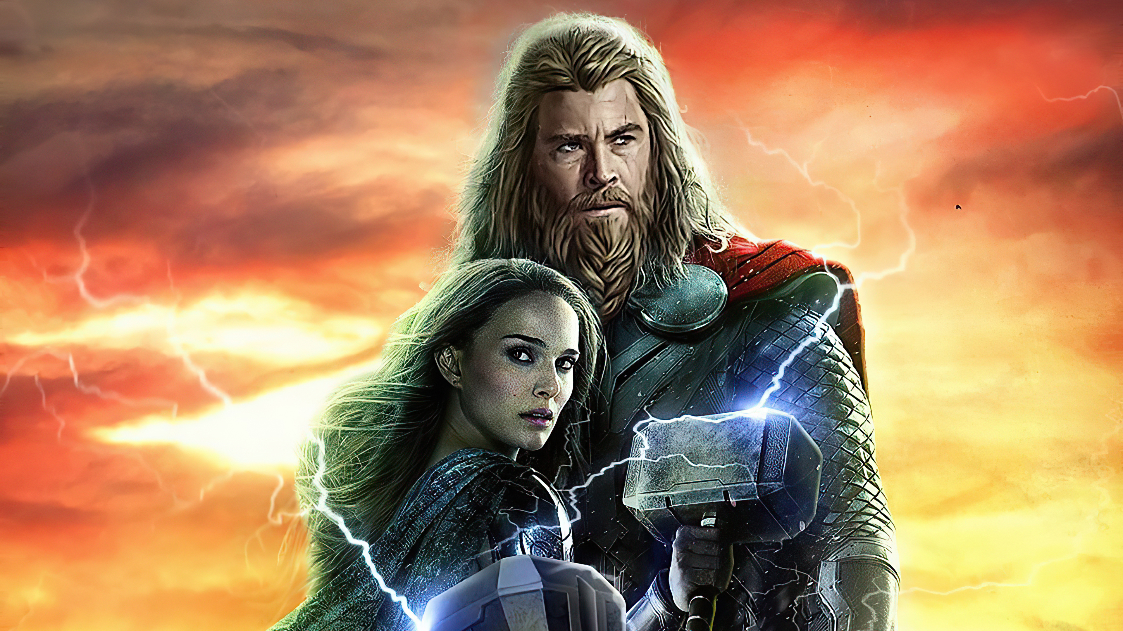 3840x2160 Thor Love And Thunder Artwork, HD Superheroes, 4k Wallpaper, Image, Background, Photo and Picture, Desktop