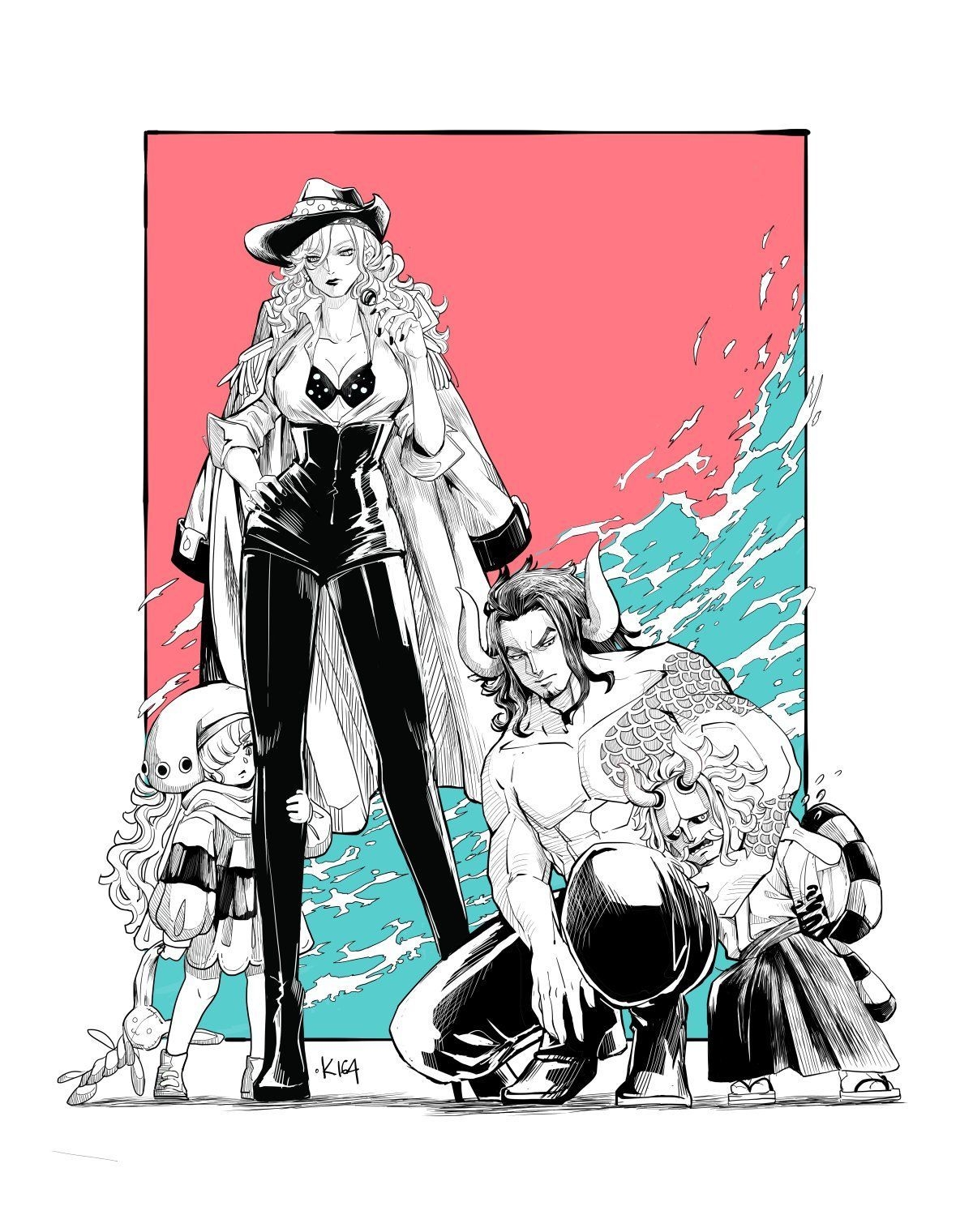 1200x1520 K164 on Twitter. One piece fanart, One piece big mom, One piece anime, Phone