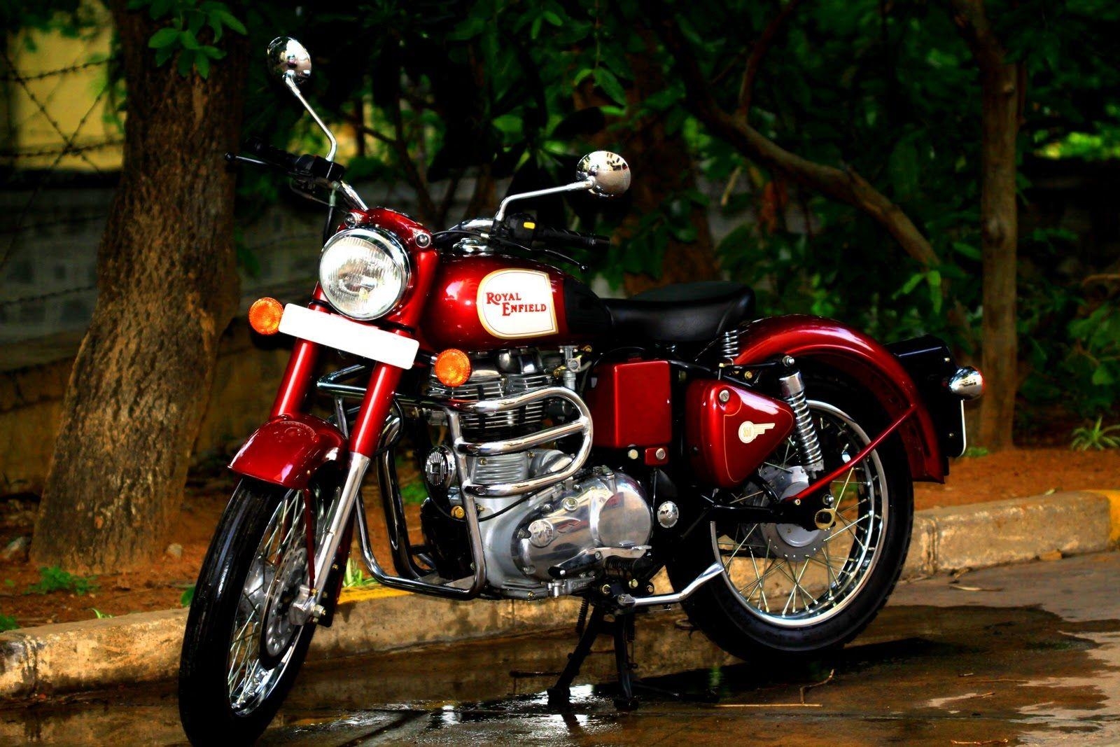 1600x1070 Bullet 350 Wallpaper Enfield Red Colour, Download Wallpaper, Desktop