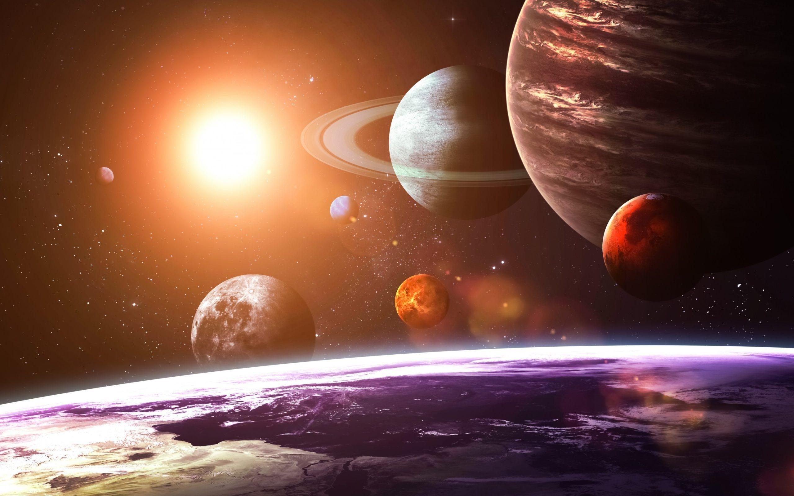 2560x1600 The Solar System Wallpaper HD Download Of Planet & Space, Desktop