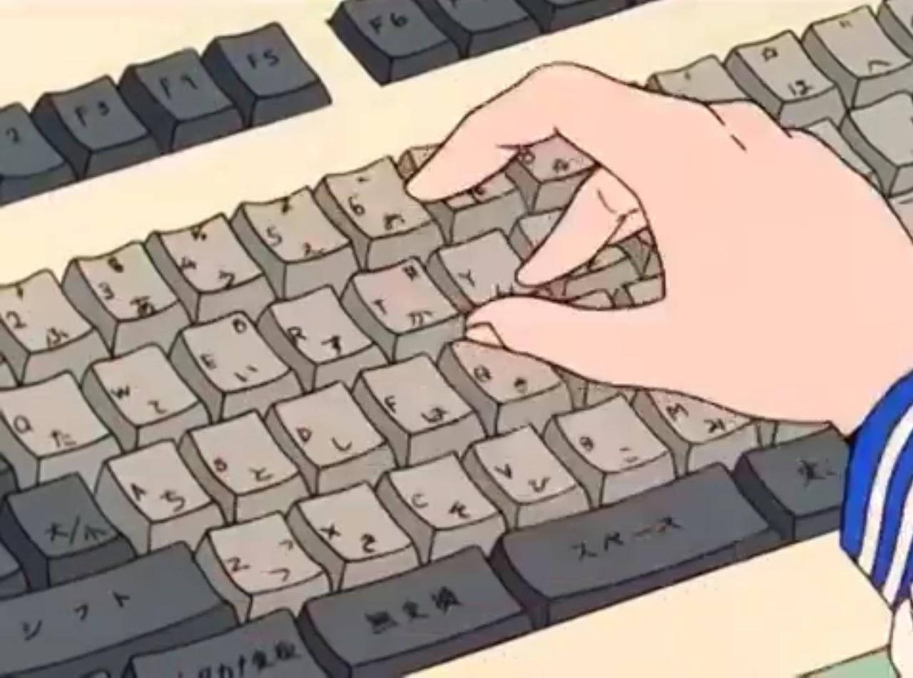 1280x960 Download Classic Anime Keyboard Aesthetic Wallpaper, Desktop