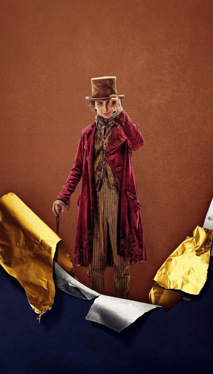 720x1270 Willy Wonka. Timotheé Chalamet, Phone