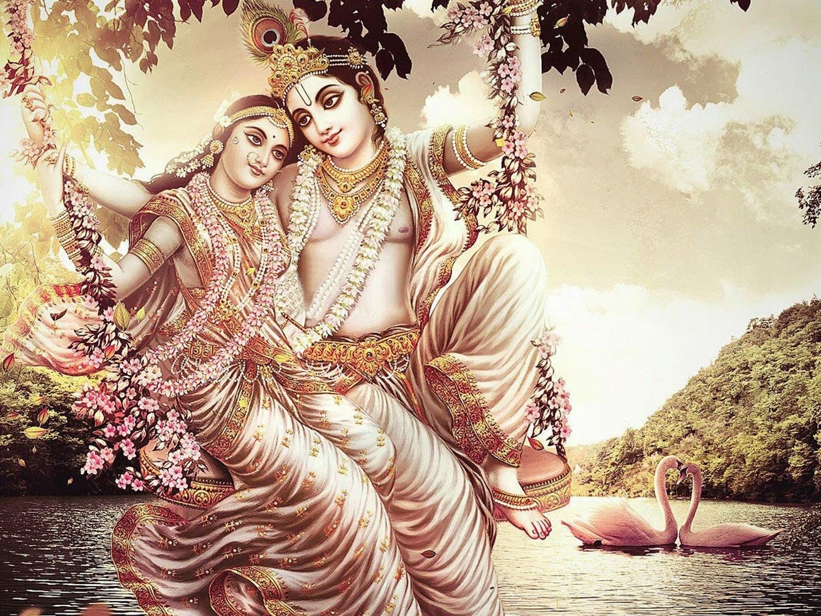 1600x1200 Lord Krishna and Radha Wallpaper, Desktop