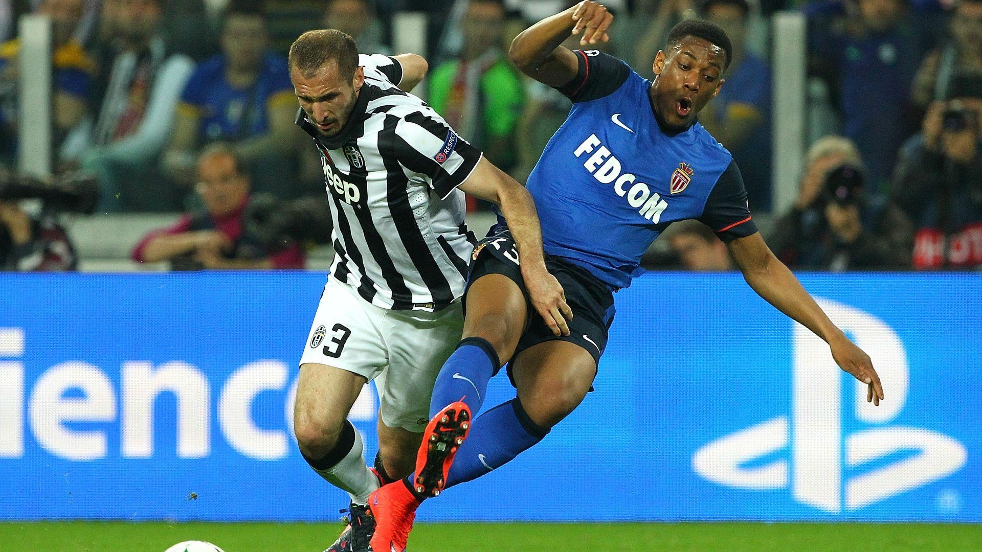 1920x1080 Giorgio Chiellini Anthony Martial Juventus Monaco, Desktop