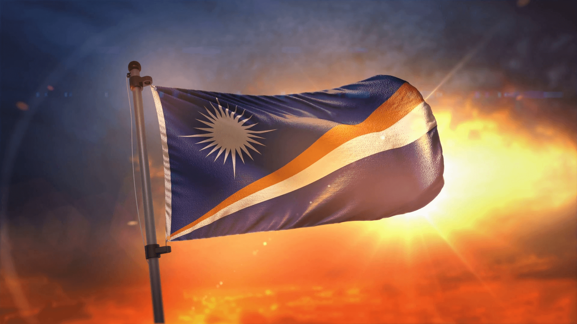 1920x1080 Marshall Islands Flag Picture, Desktop