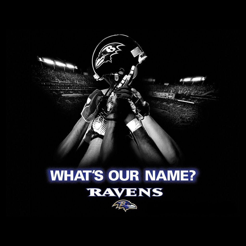 1030x1030 iPad Wallpaper with the Baltimore Ravens Team Logo, Phone