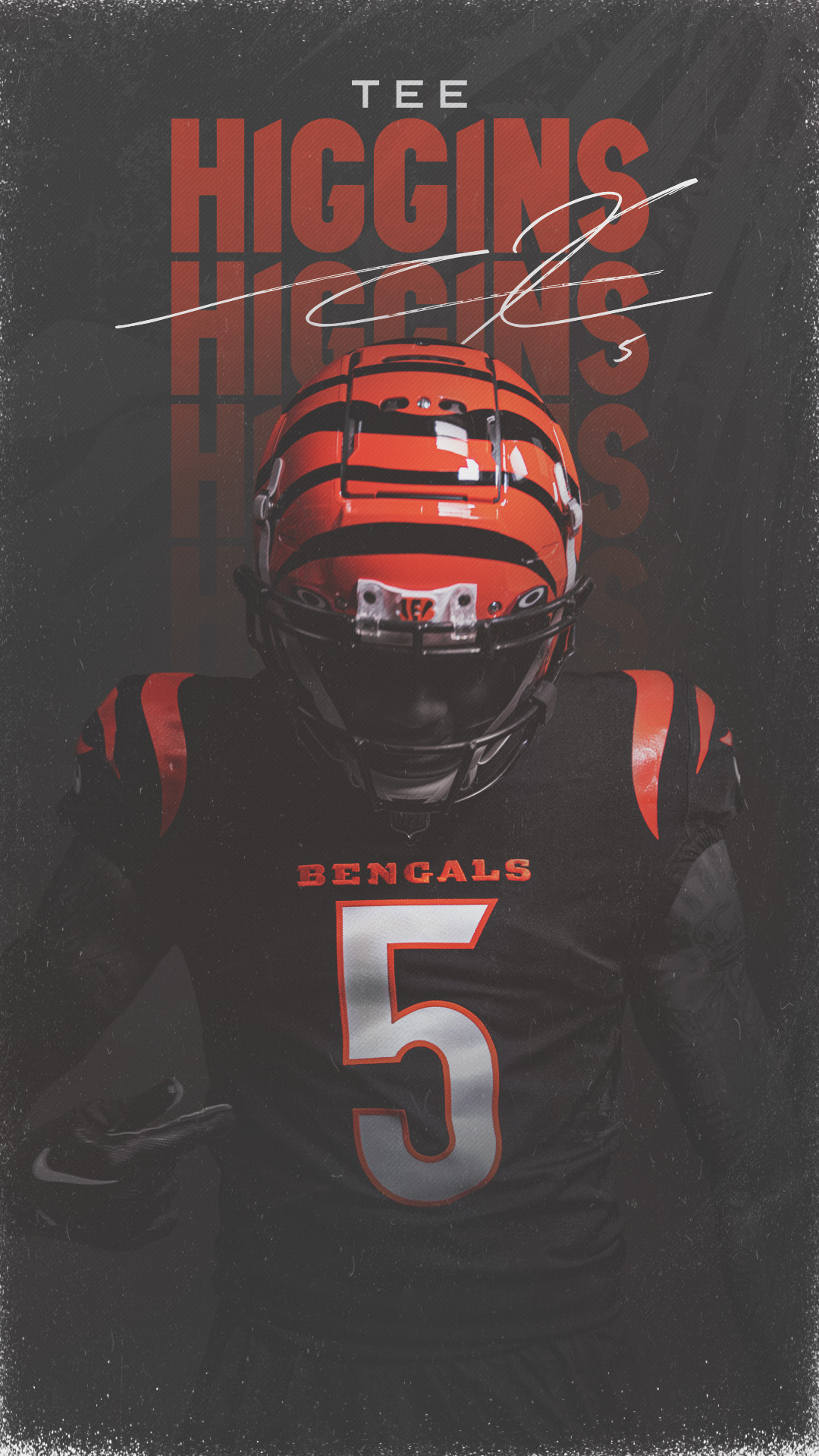 1080x1920 Cincinnati Bengals Higgins wallpaper fresh off Photohop, Phone