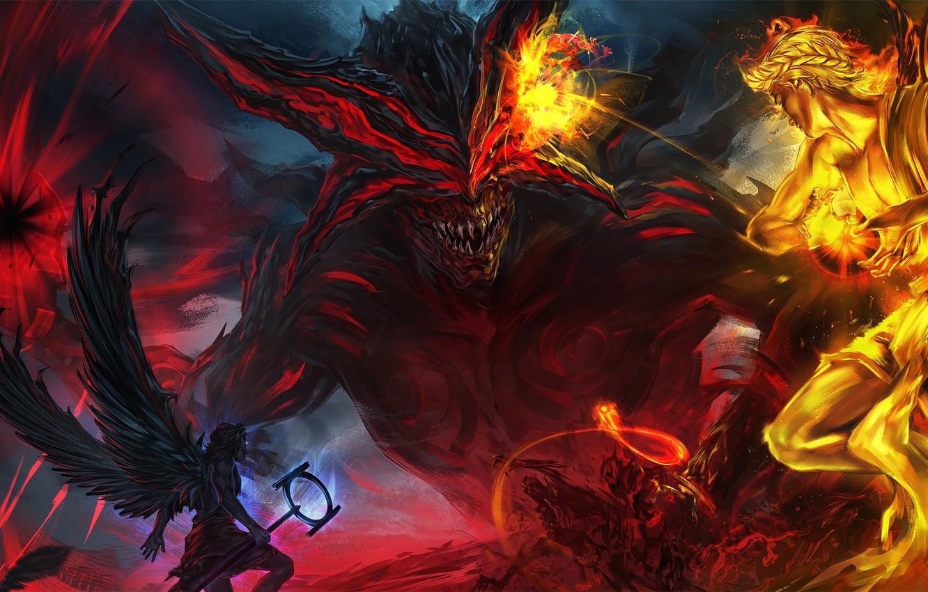 1340x850 Wallpaper monster, angel, Path of Exile image for desktop, Desktop