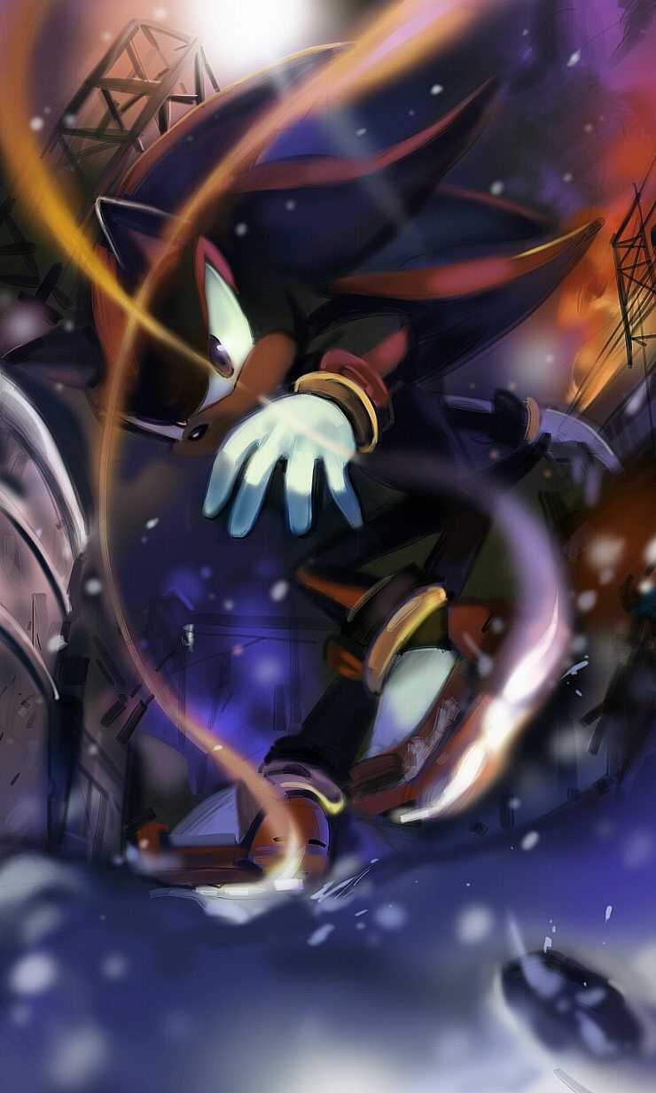 740x1240 Shadow The Hedgehog Background, Phone