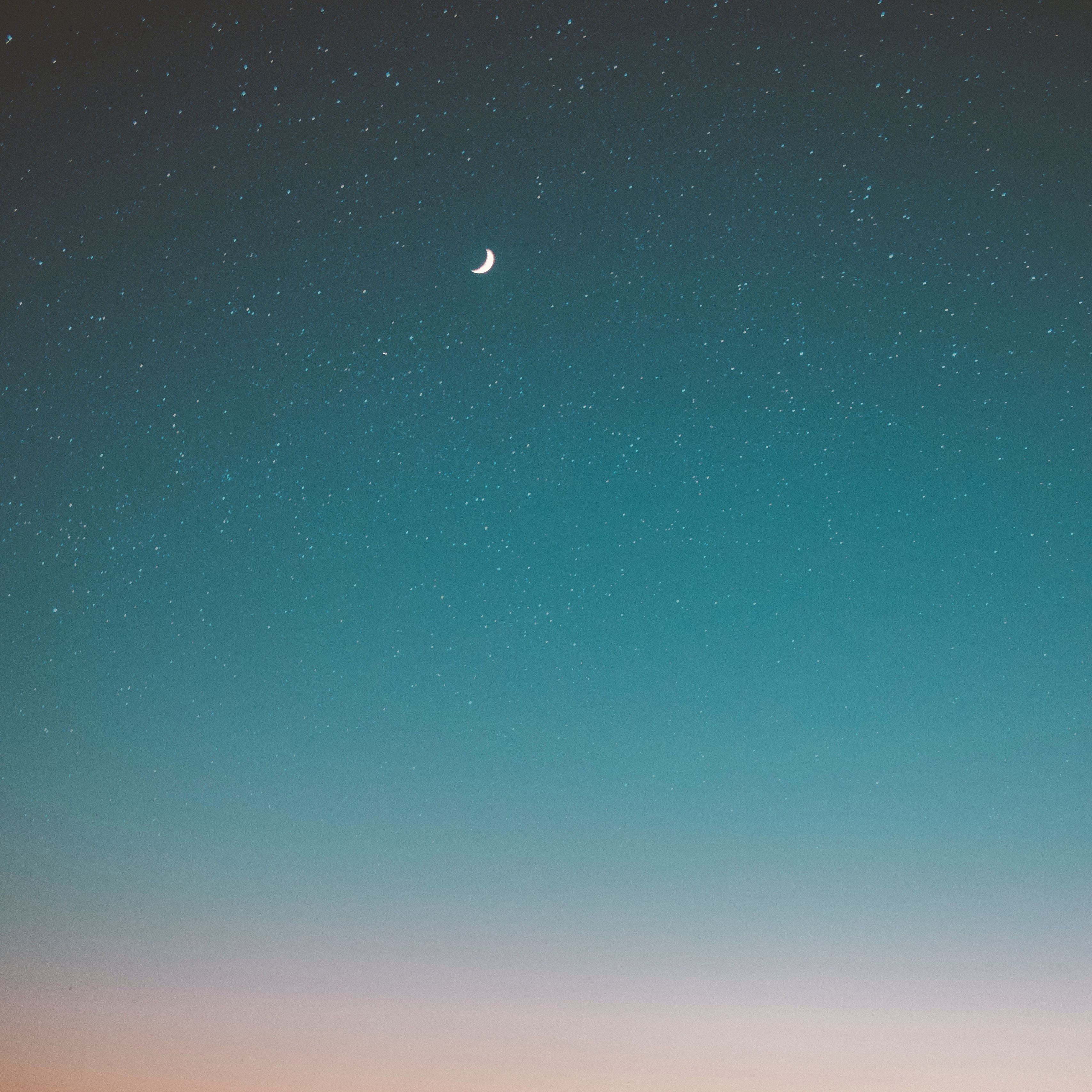 3420x3420 Download wallpaper  moon, sky, stars, mountains ipad pro 12.9 retina for parallax HD background. iPad pro wallpaper, iPad pro, iPad pro wallpaper hd, Phone