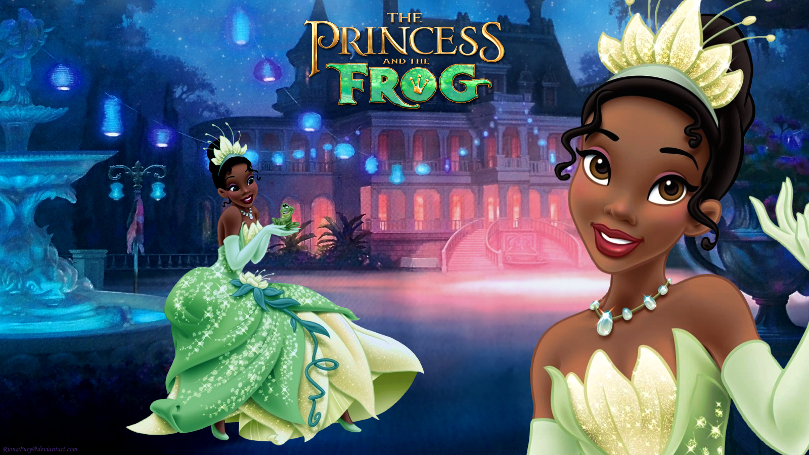 1600x900 The Princess And The Frog, High Definition Wallpaper Tiana Skin Tone HD Wallpaper, Desktop