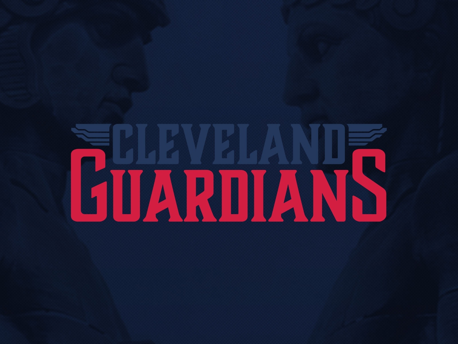 1600x1200 Cleveland Guardians Wordmark, Desktop