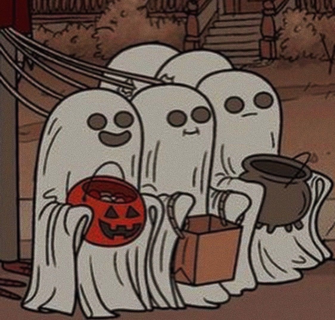 1130x1080 Image uploaded by Queen ♡. Find image and videos about autumn, fall and Halloween app t. Vintage cartoon, Halloween icons, Cartoon wallpaper, Desktop