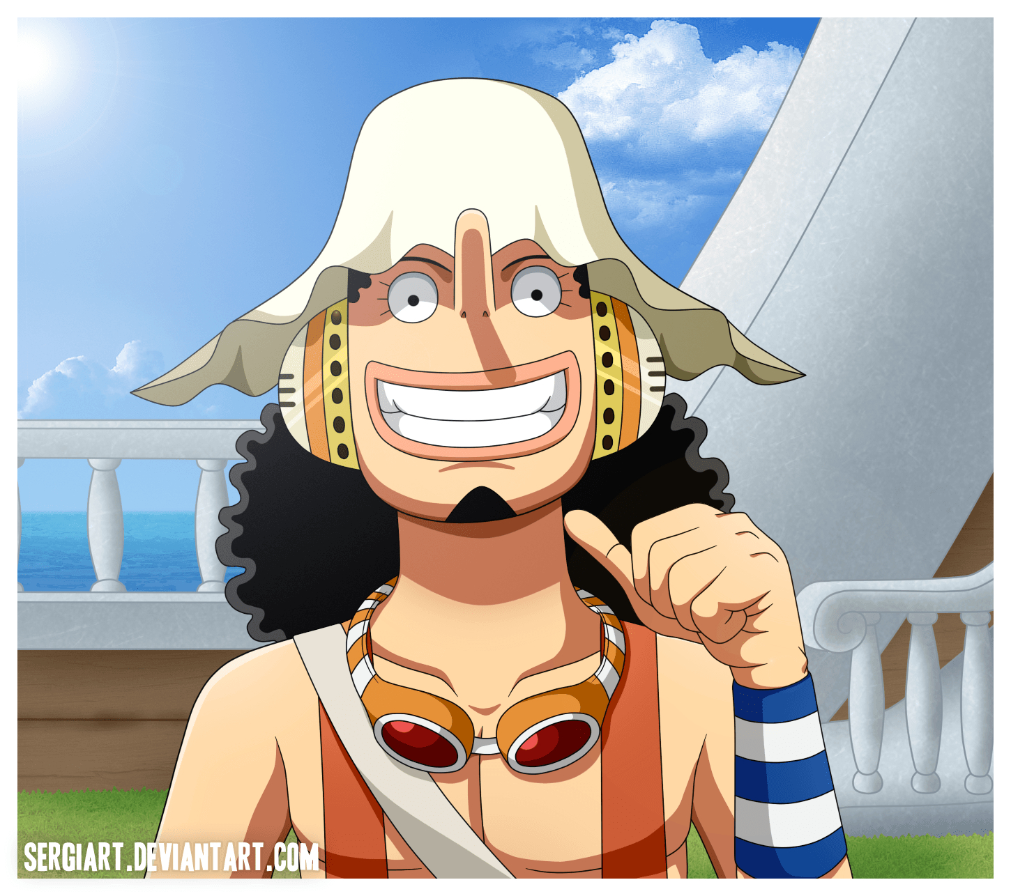 1450x1290 Best image about GOD USOPP. Pirates, Fanart, Desktop