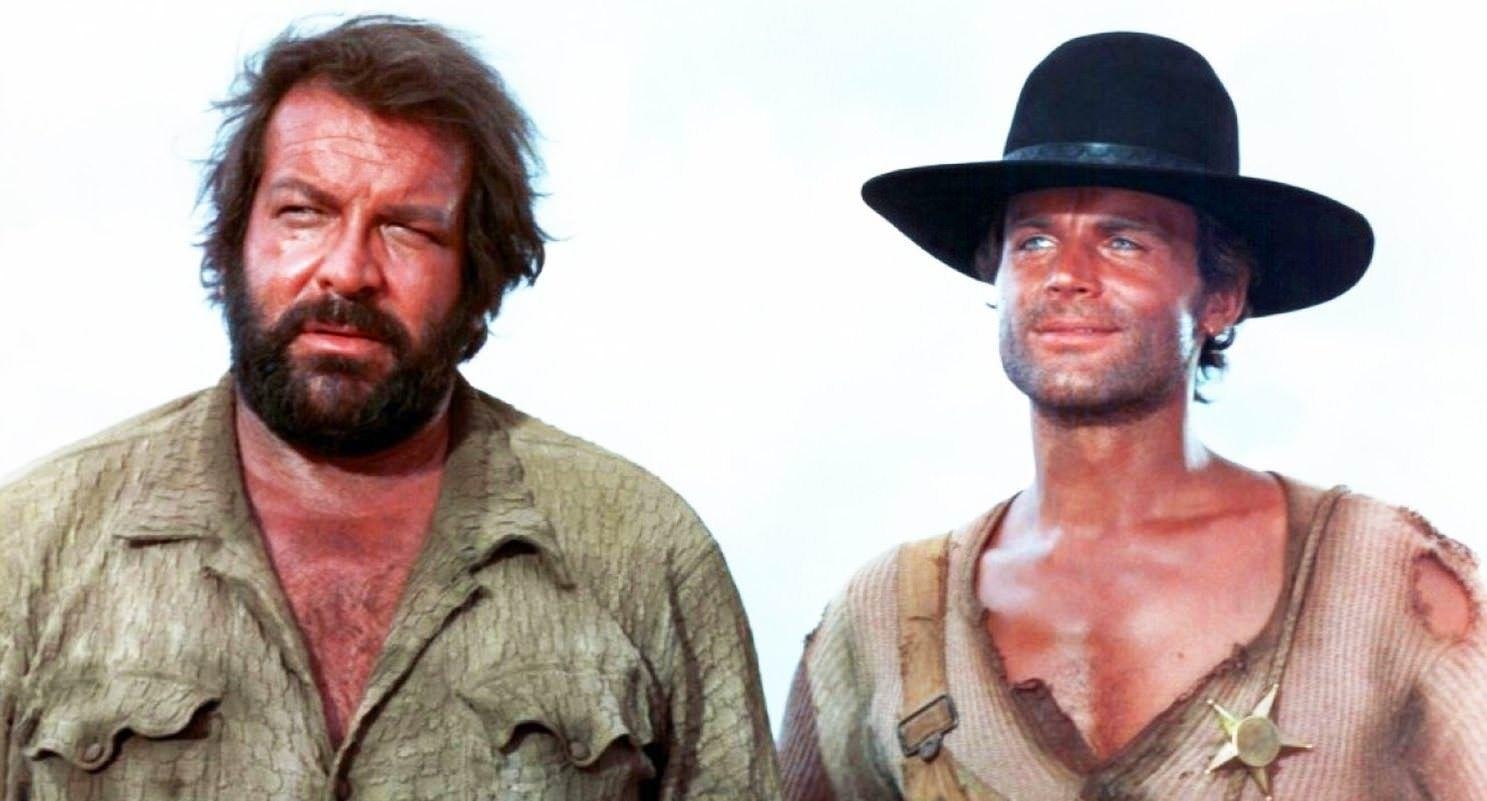 1490x810 WallpaperStories: Bud Spencer and Terence Hill. Blog. Lookbook, Desktop