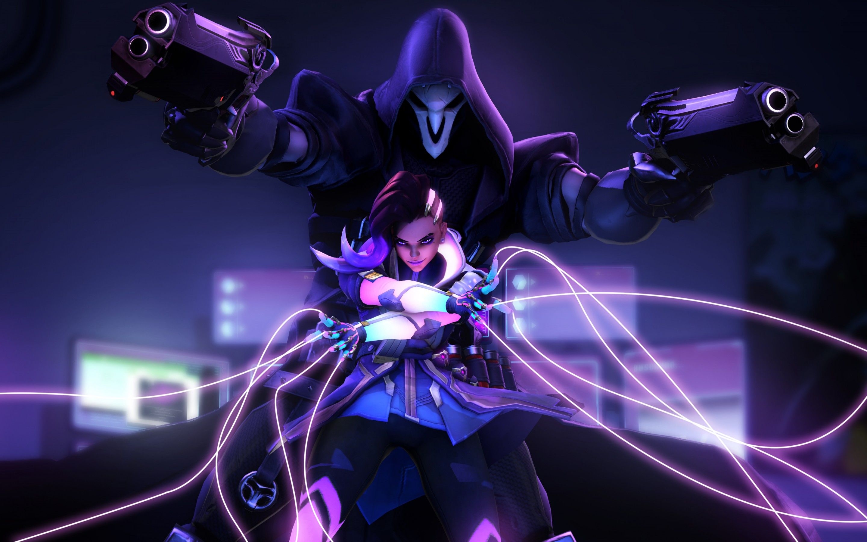 2880x1800 Sombra 4K Wallpaper, Reaper, Overwatch.4kwallpaper.com, Desktop