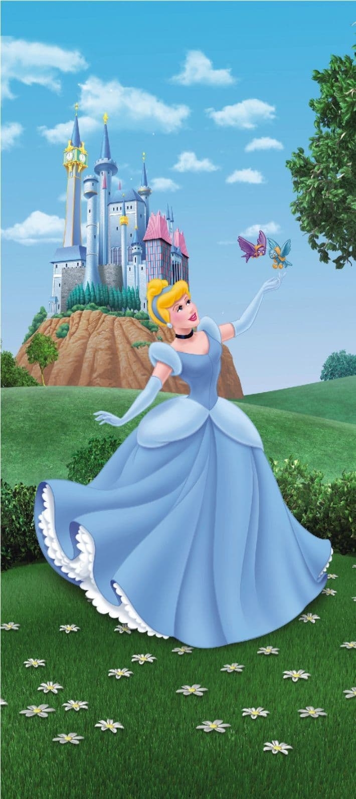 710x1600 Disney Princess Cinderella Premium wall, Phone