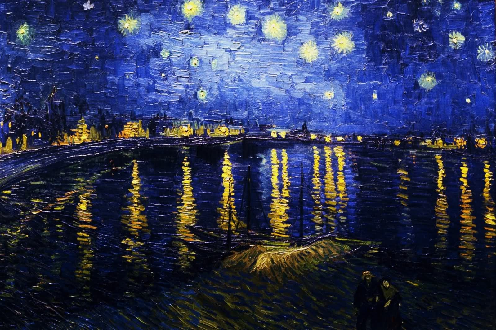 1600x1070 image For > Starry Night Over The Rhone High Resolution, Desktop