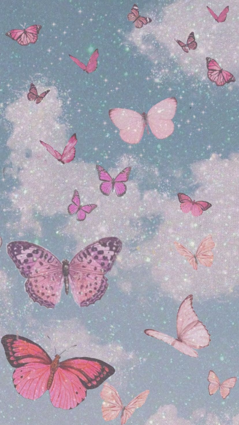 830x1480 Pink butterflies. Butterfly wallpaper.za.com, Phone