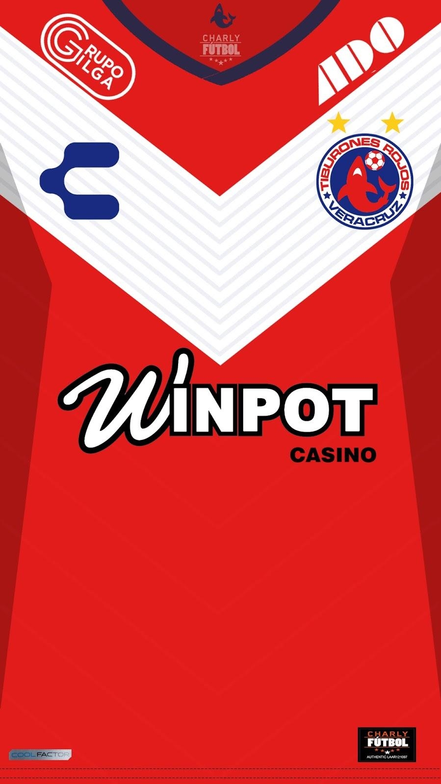 900x1600 Wallpaper Jersey Verazruz Tiburones Rojos Liga Mx 2017 2018, Phone